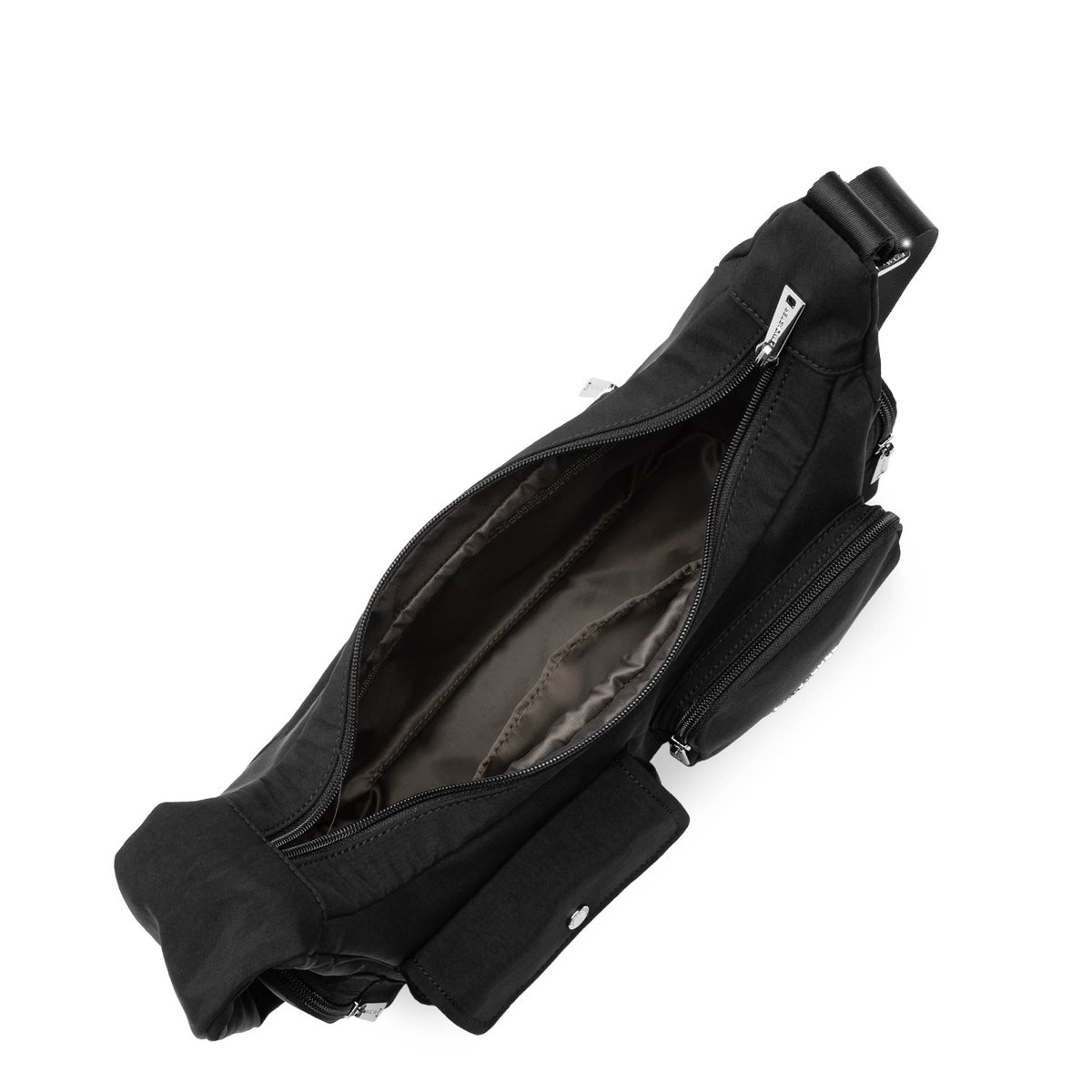 Sac besace BASIC POCKET noir, LANCASTER
