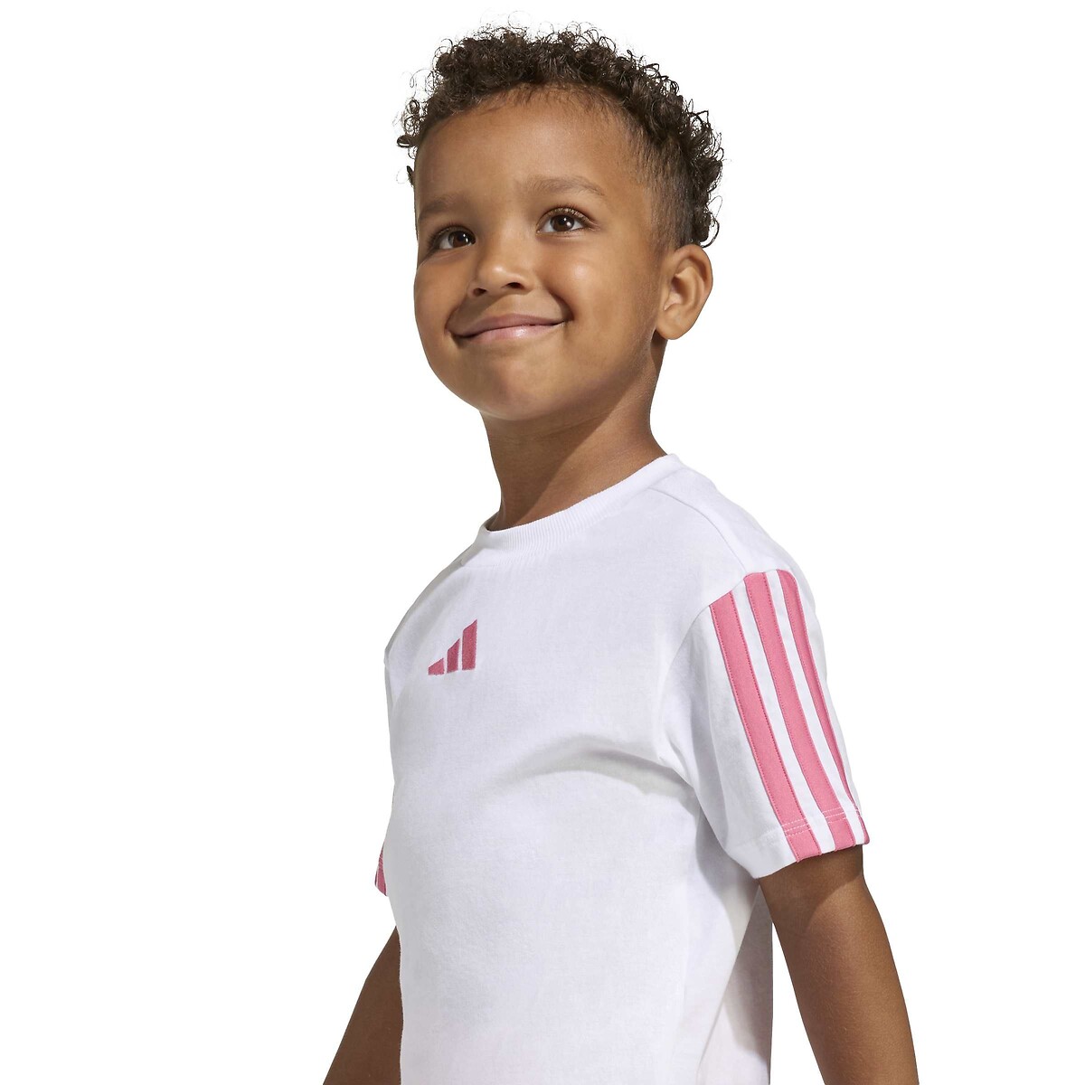 T-Shirt/Shorts Outfit white/pink, ADIDAS SPORTSWEAR