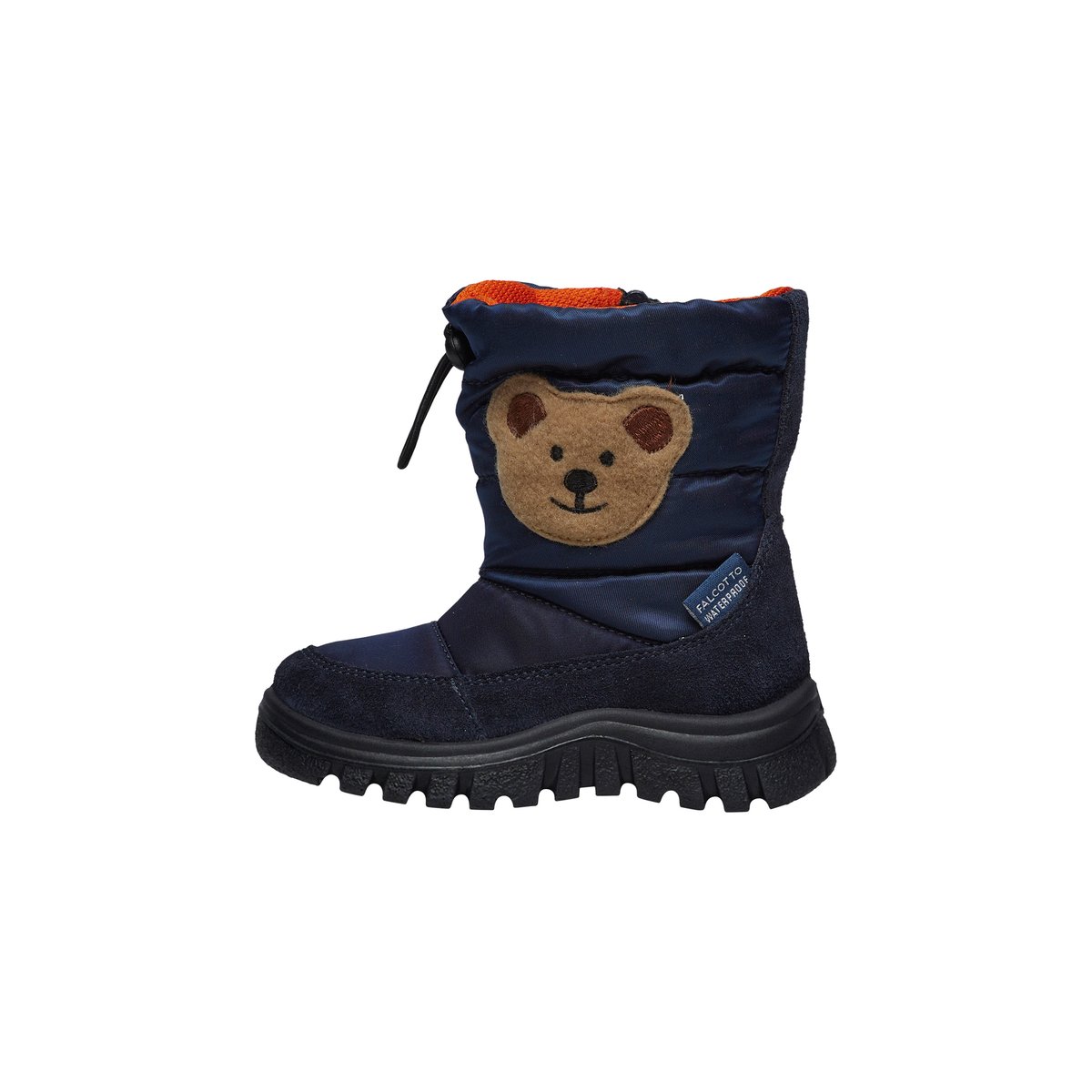 Bottes en suède et tissu POZNURR BEAR 2 WP marine, FALCOTTO