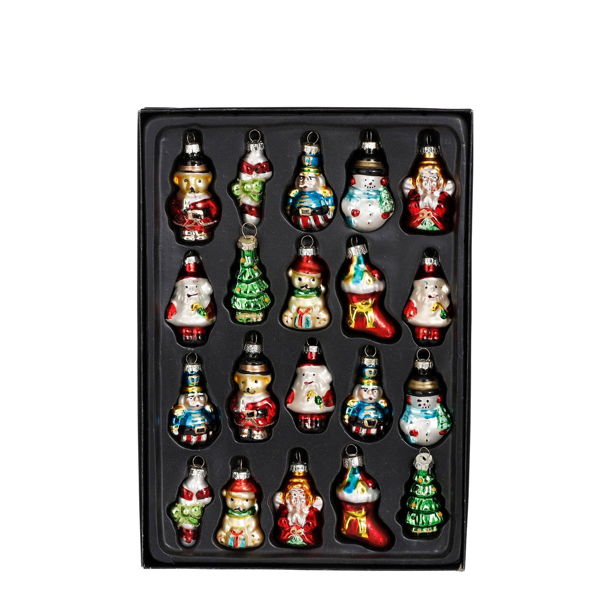Lot de 20 ornements de Noël figurines vert, MICA DECORATIONS
