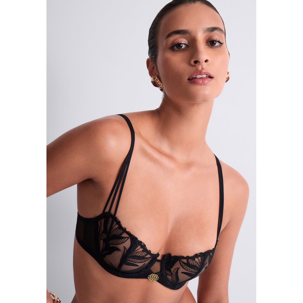 Soutien gorge Corbeille avec armatures Sweet Euphoria noir, AUBADE