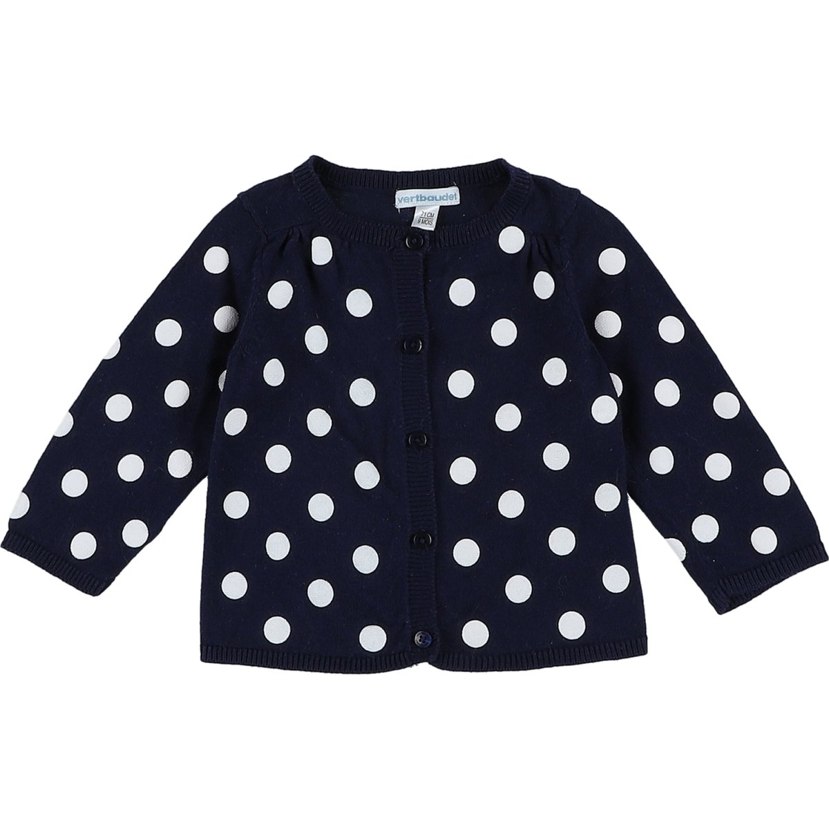 Gilet -  Très bon état blanc;bleu, VERTBAUDET