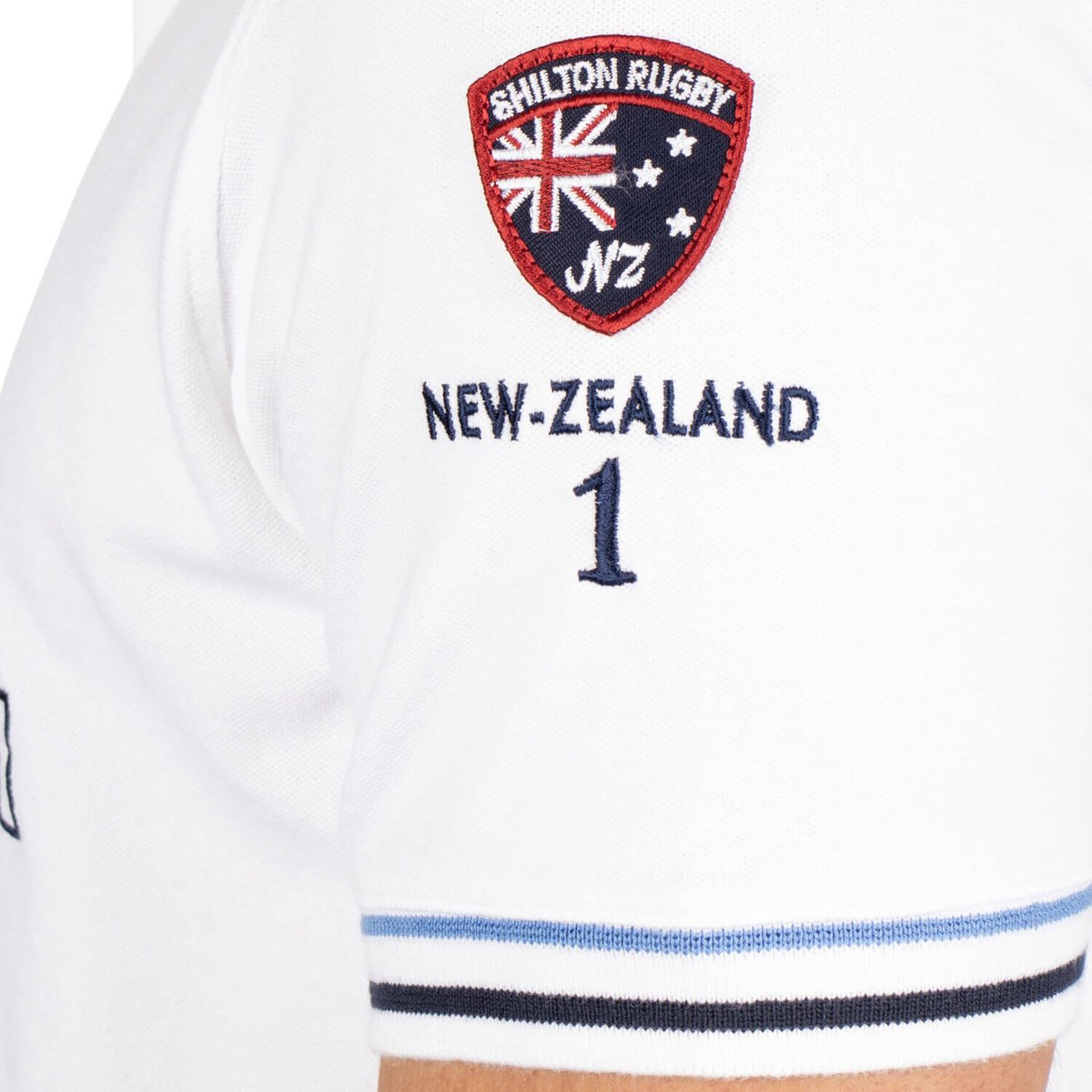Polo test match ARG/NZ blanc, SHILTON