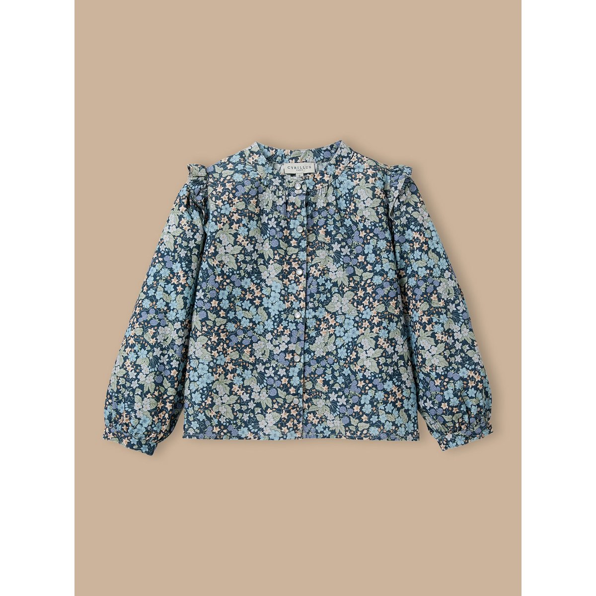 Chemise velours tissu Liberty liberty berry harvest, CYRILLUS