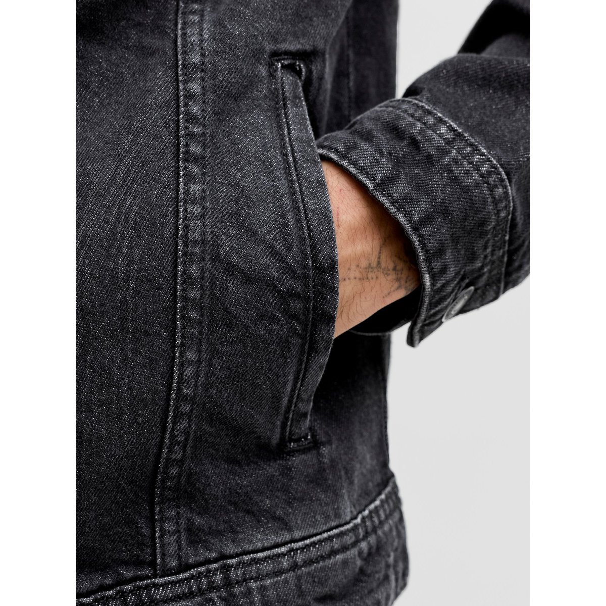 Veste En Jean black denim, JACK & JONES