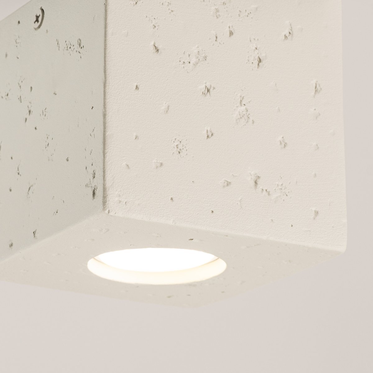 Plafonnier Béton Beige GU10 1 Quad beige, EDEN