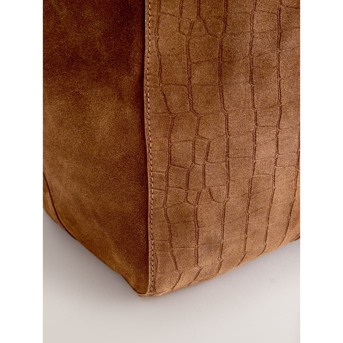 Sac cabas daim brun, NEXT