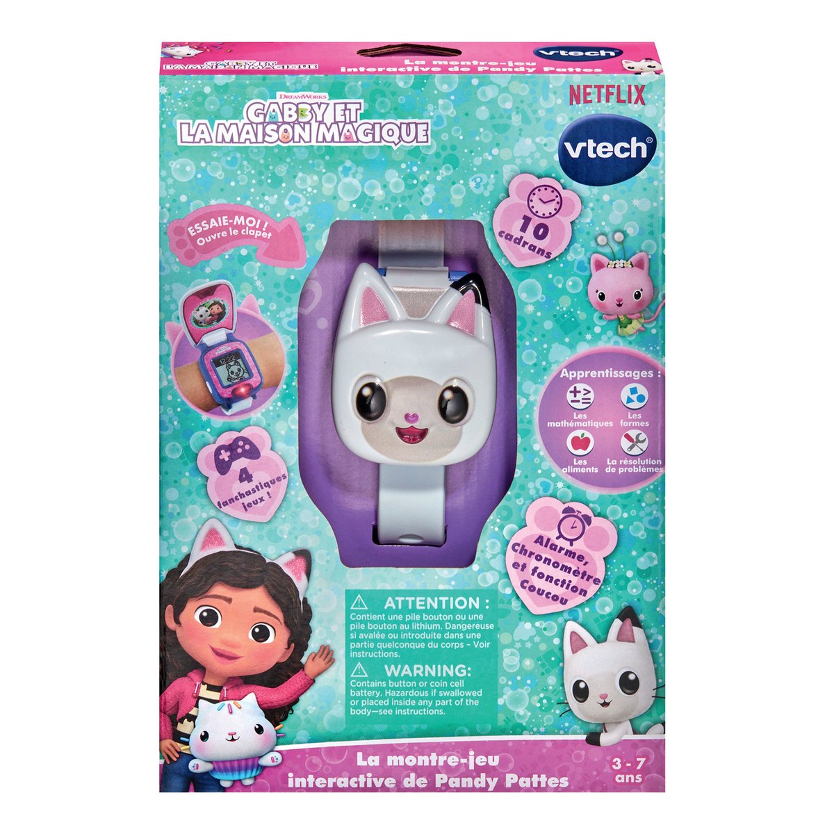 Gabby et la maison magique Montre interactive rose, VTECH