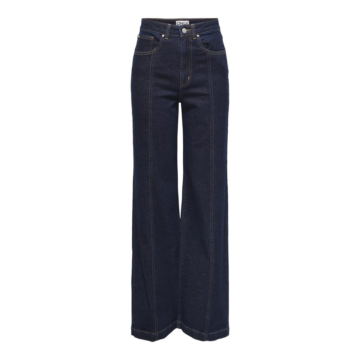 Jean À Jambe Large dark blue denim, ONLY