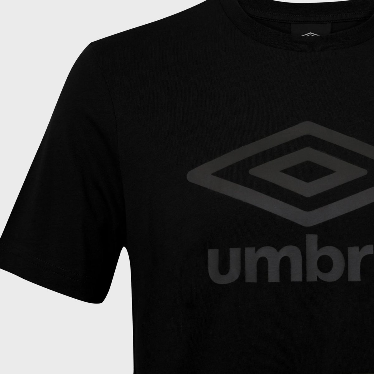 T-shirt col rond regular noir, UMBRO