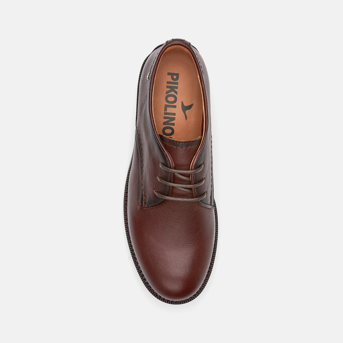 Derbies en cuir, DEVA marron foncé, PIKOLINOS