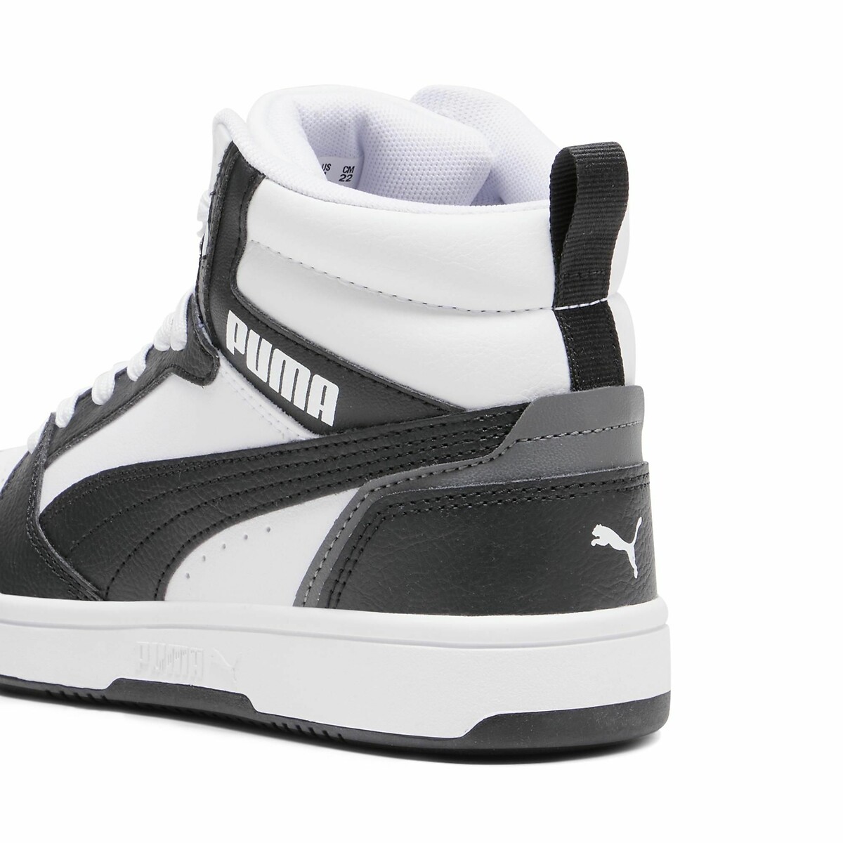 Baskets Rebound V6 Mid blanc/noir/gris, PUMA