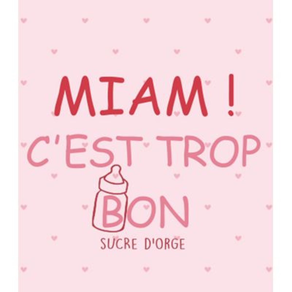 Bavoirs éponge arielle rose, SUCRE D'ORGE