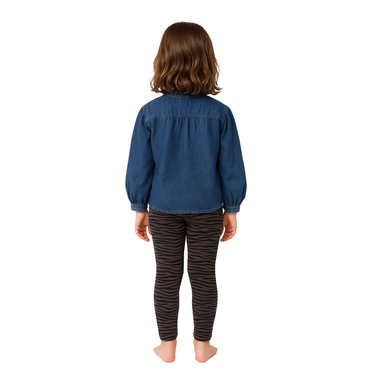 Legging motif zébré capsule mère- chocolat, ENVIE DE FRAISE