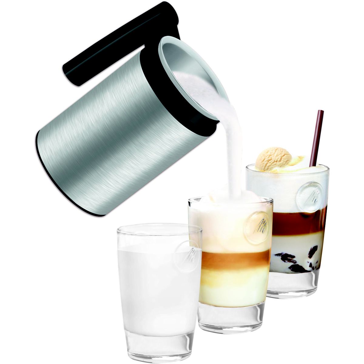 Appareil À Crème Et Mousse De Lait Cremio® 1014-03 inox, MELITTA