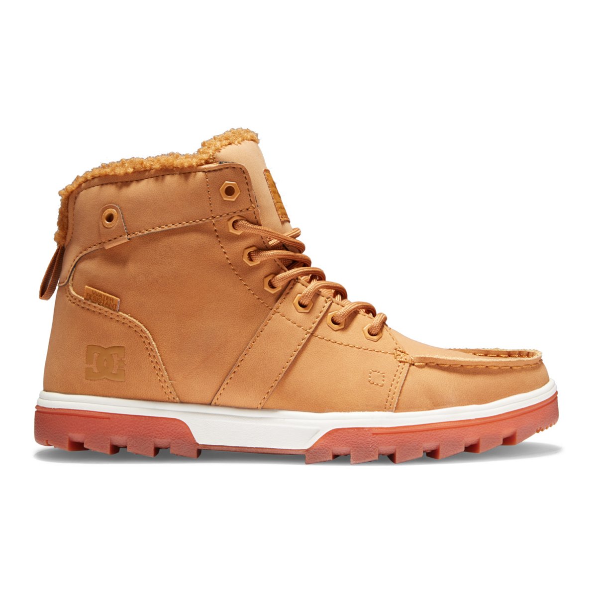Boots à lacets WOODLAND. blanc wheat/dk chocolate, DC SHOES