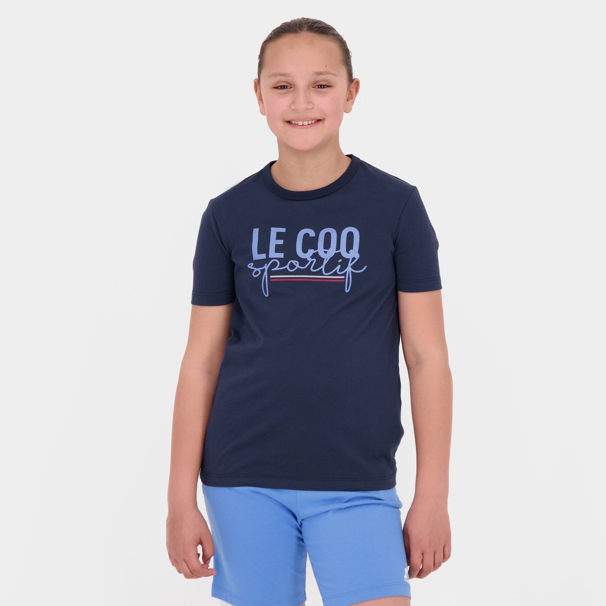 T-shirt Tricolore dress blues, LE COQ SPORTIF
