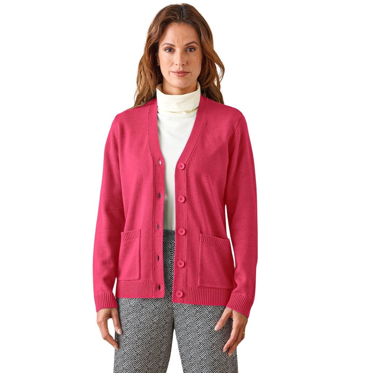 Gilet classique manches longues noir, DAXON
