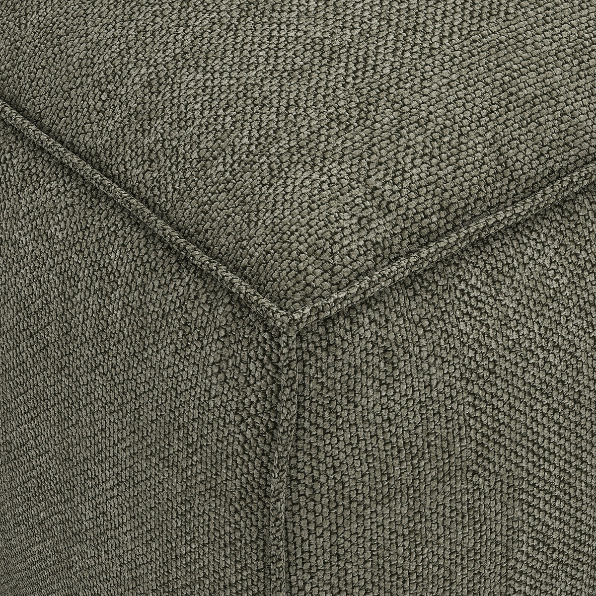 Pouf modulable, tissu texturé, Seven vert, LA REDOUTE INTERIEURS