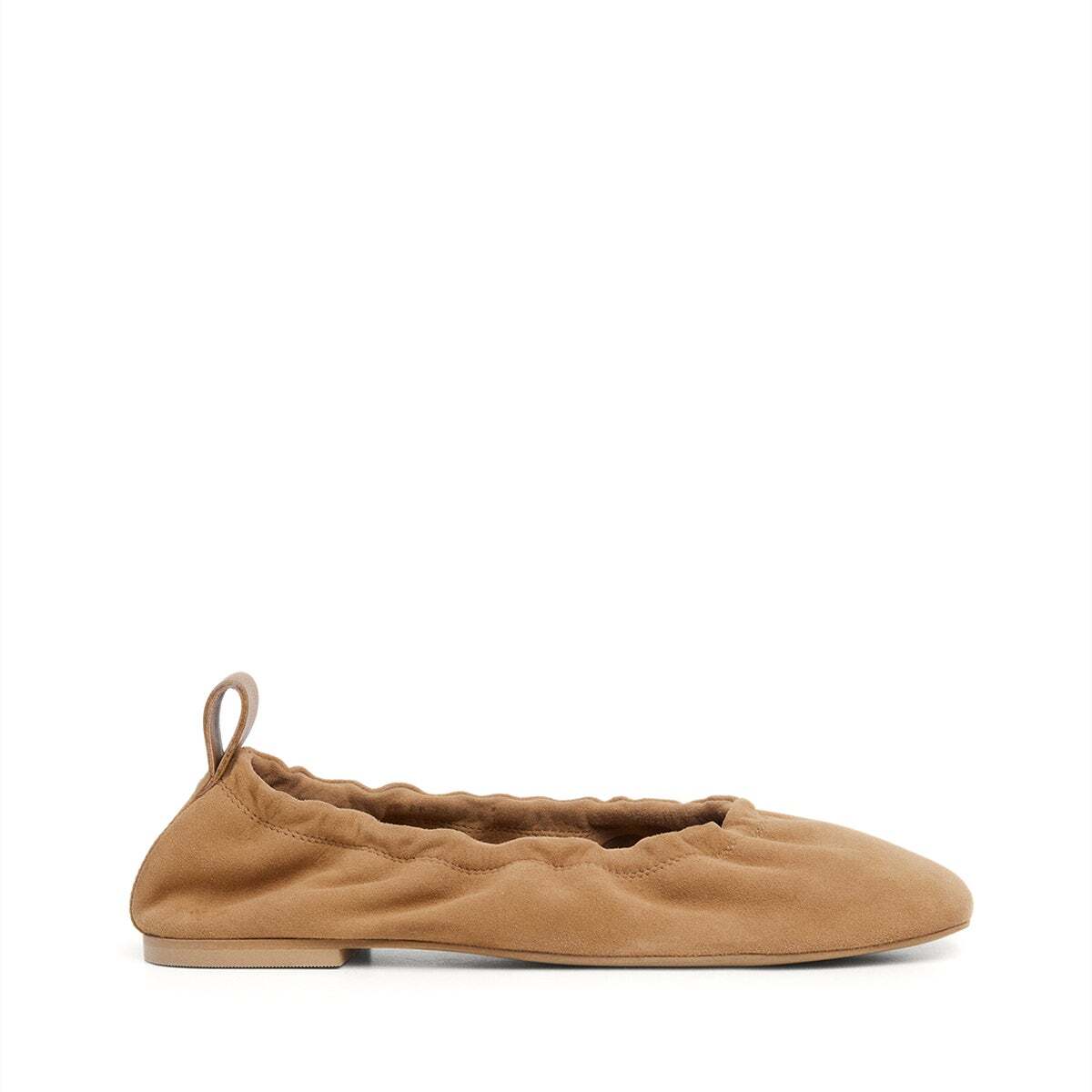 Ballerines En Cuir beige caramel, PEPE JEANS