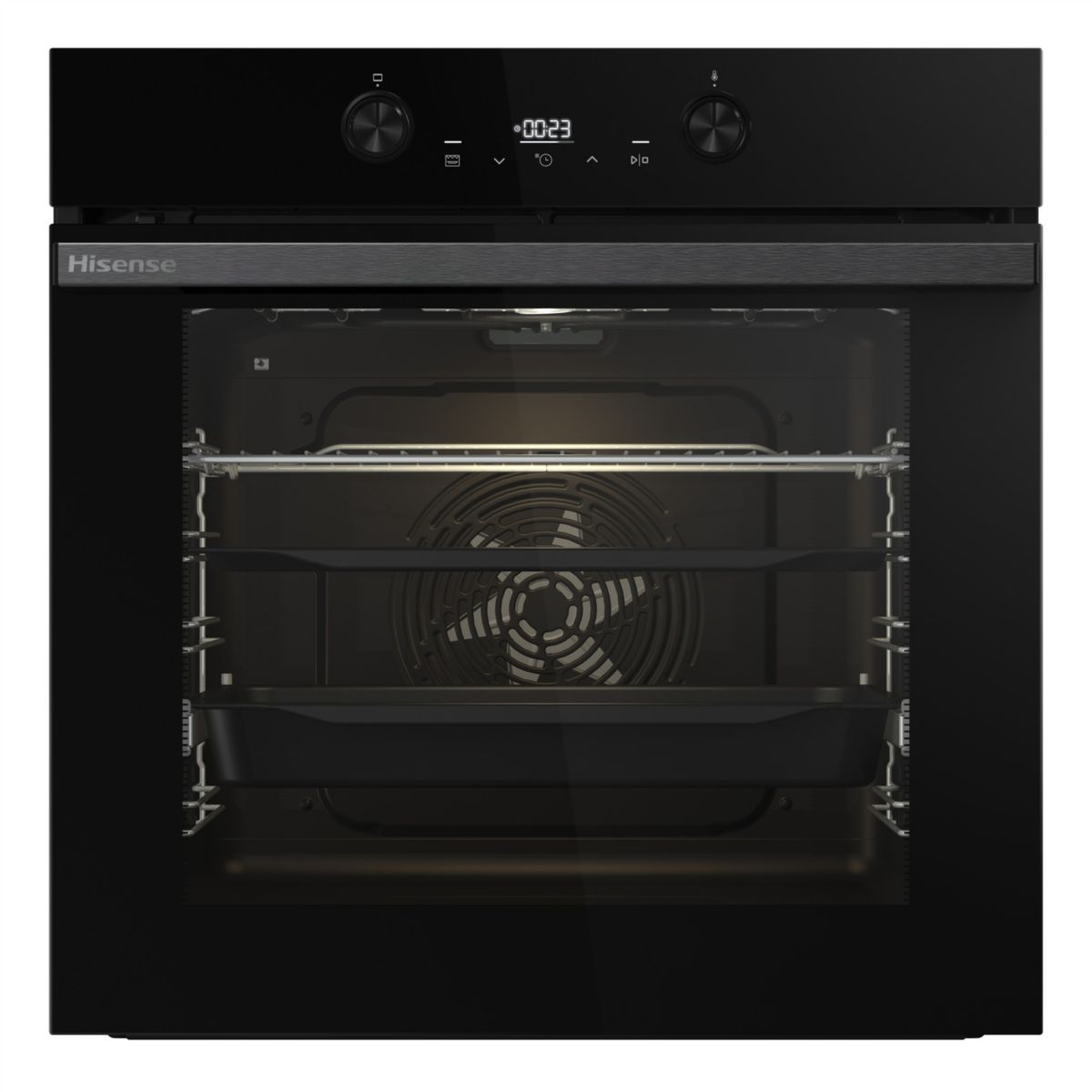 Four encastrable BI64223EPBG - Pyrolyse, Mode Pizza 300 C, Air Fry, Cavité EvenBake, 77L couleur unique, HISENSE