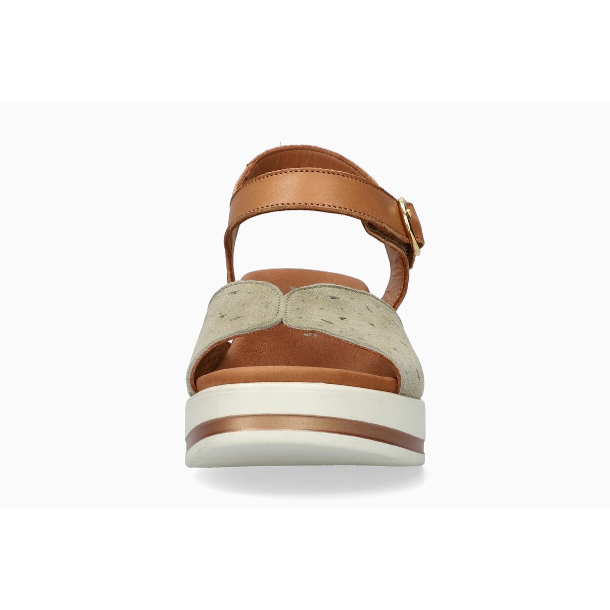 Sandales en cuir SERAFIA light khaki 5146, MEPHISTO