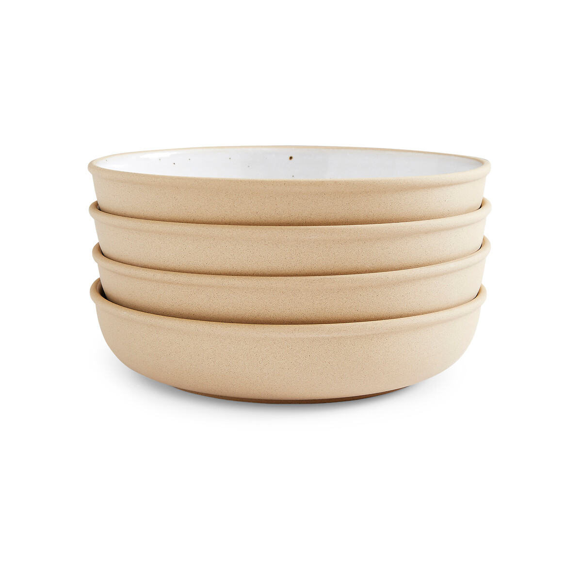 Set of 4 Minerals Pasta Bowl white, PORTMEIRION