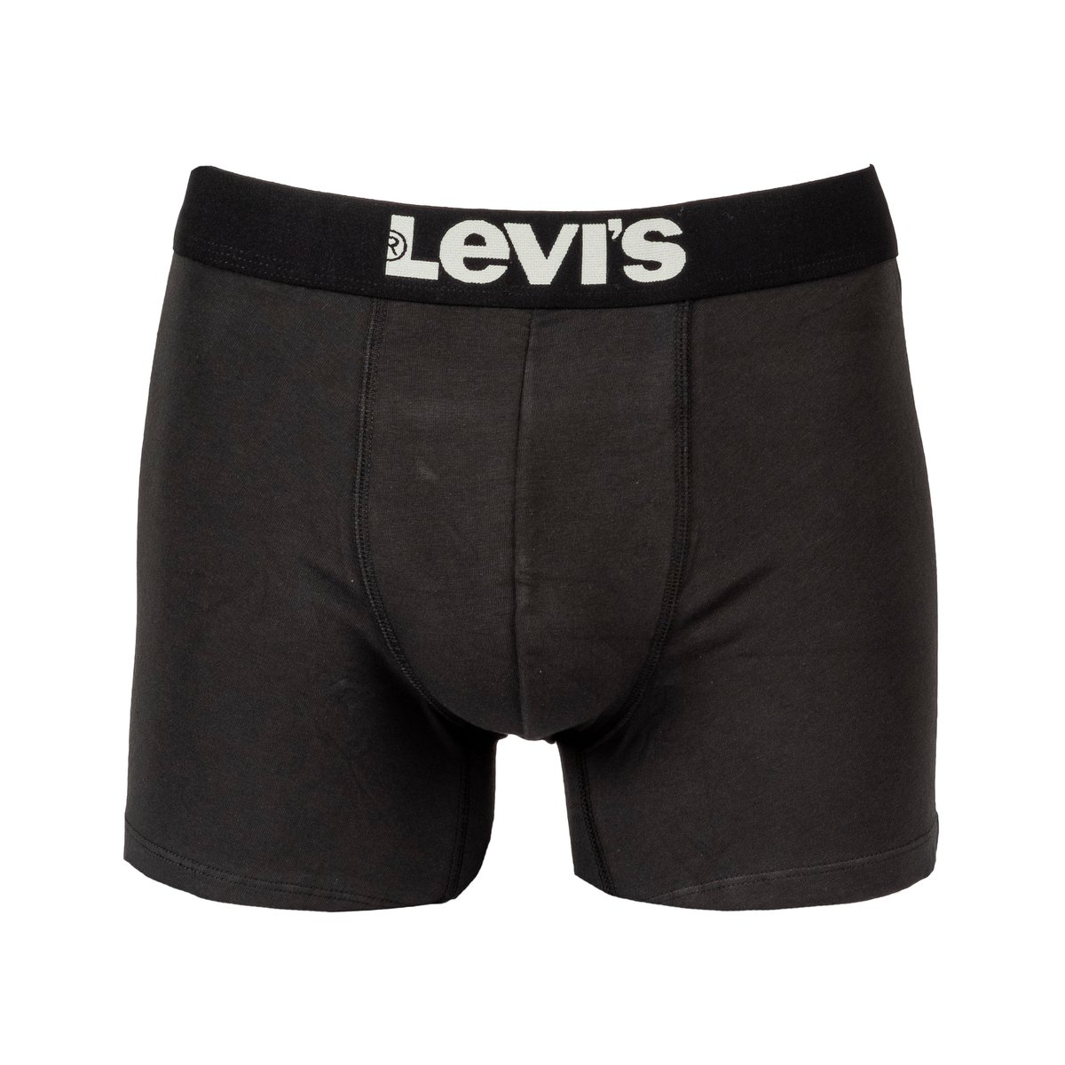 Lot de deux boxers noirs et à bande élastiquée brodée à la taille noir, LEVI'S