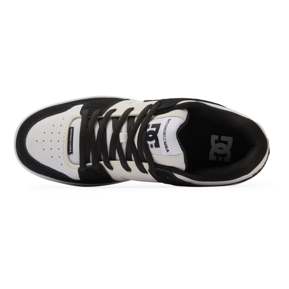 Chaussures en cuir MANTECA SE. blanc white/grey/black, DC SHOES