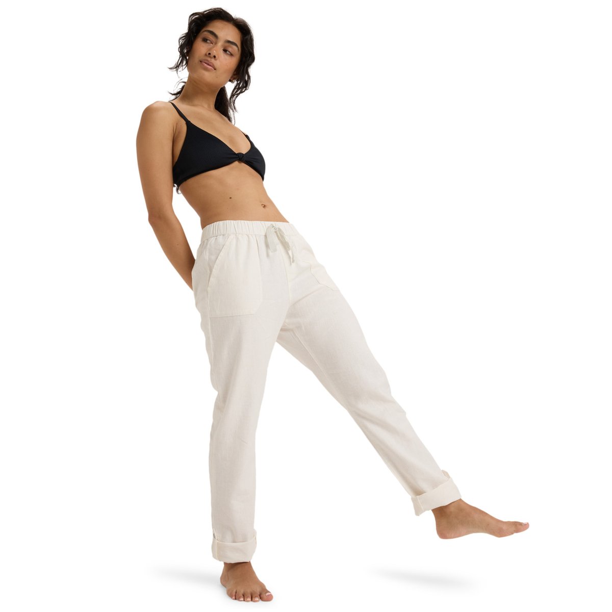 Pantalon cargo ON THE SEASHORE. blanc snow white, ROXY