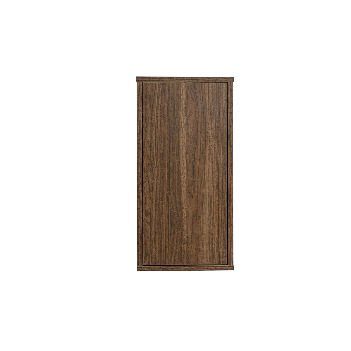Rangement mural finition blanche et bois clair chêne L30 cm FLEXO noyer, MILIBOO