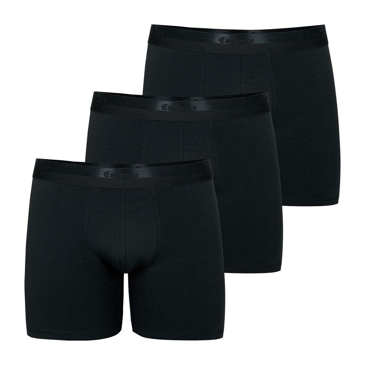 Lot de 3 boxers longs homme Studio Eminence noir, EMINENCE
