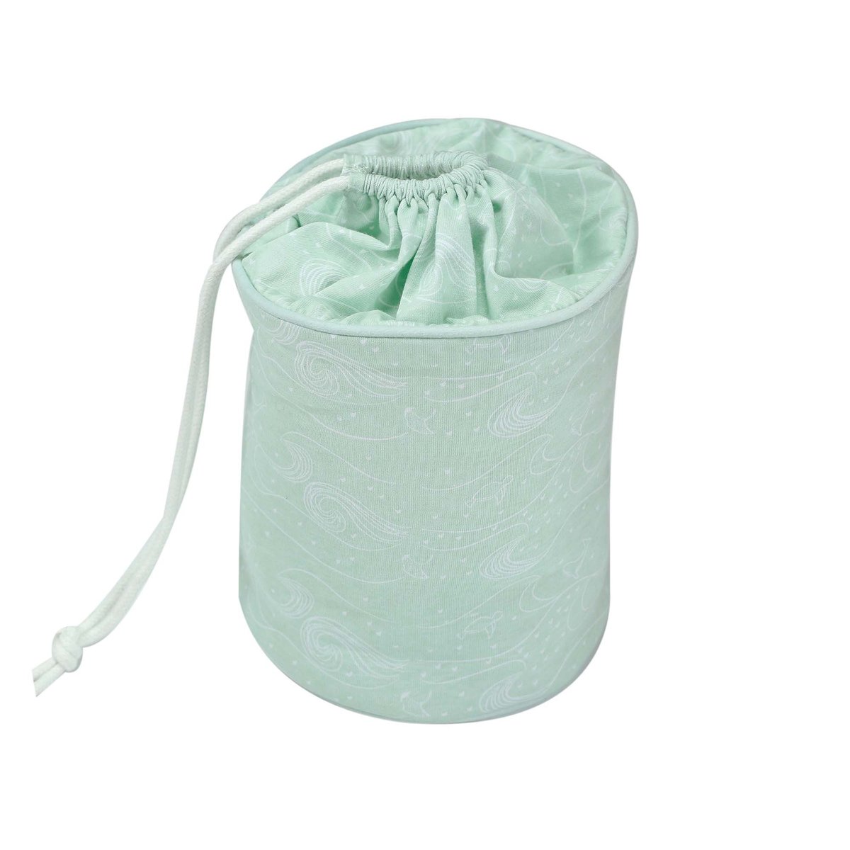 Beauty case - Vert d'eau à motifs verde, TROIS KILOS SEPT