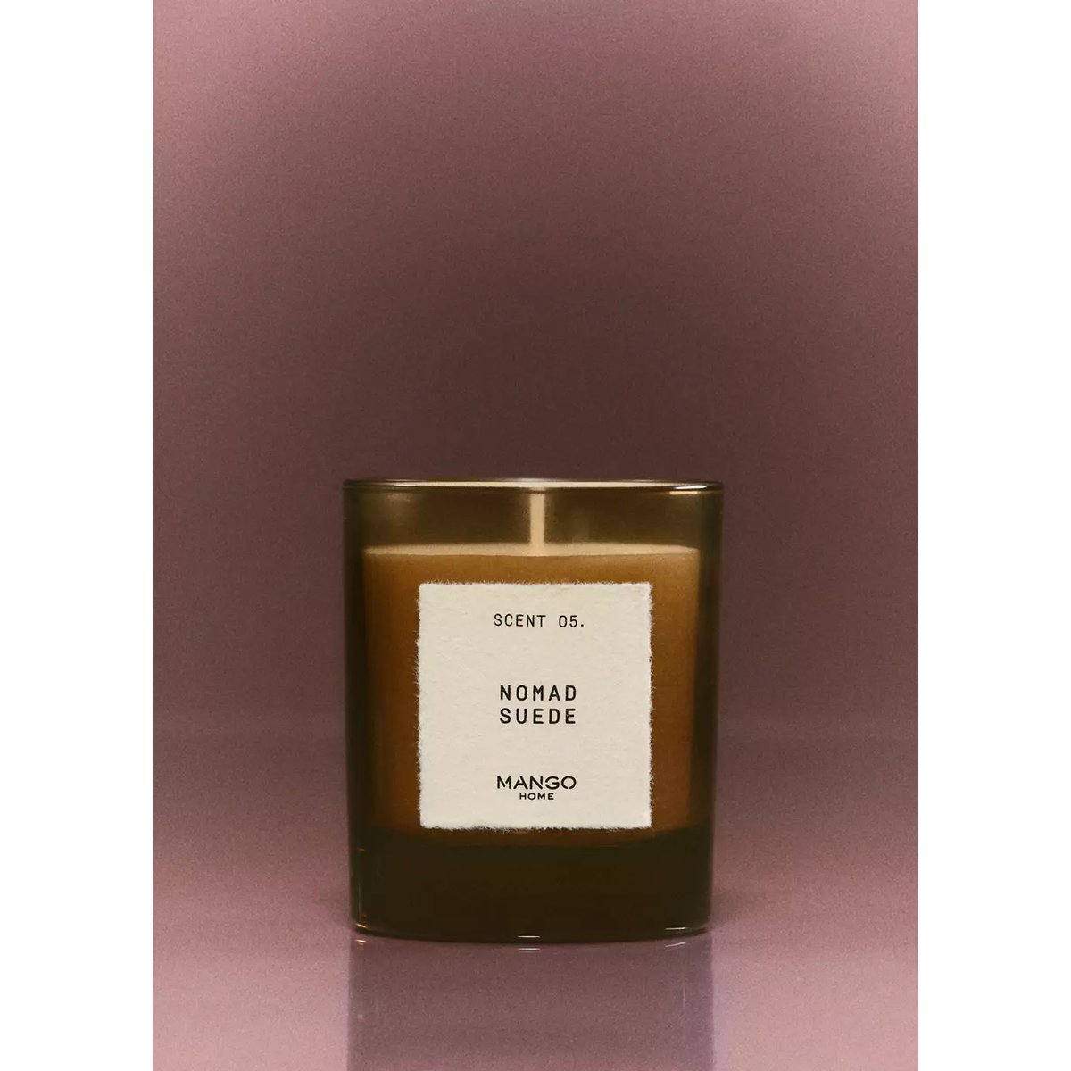 Bougie parfumée NOMAD SUEDE 200 g marron, MANGO HOME