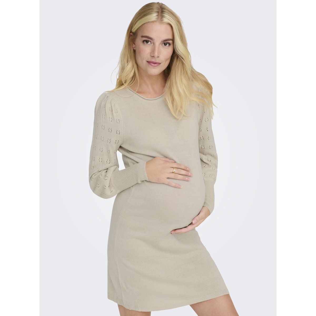 Robe En Maille pumice stone, ONLY