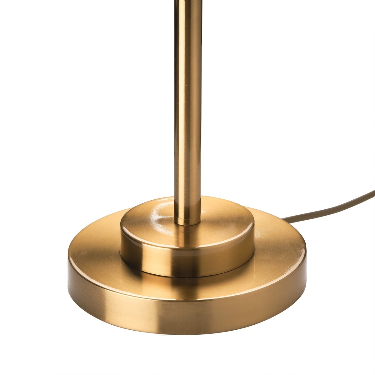 Lampe de table en laiton et verre - COUPOLE beige, SIGNATURE