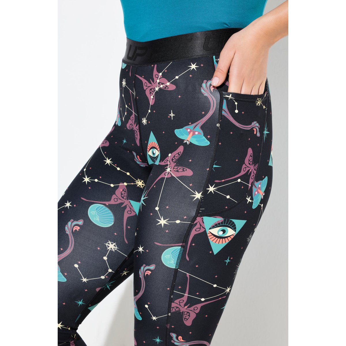 Legging de sport avec poches noir, ULLA POPKEN