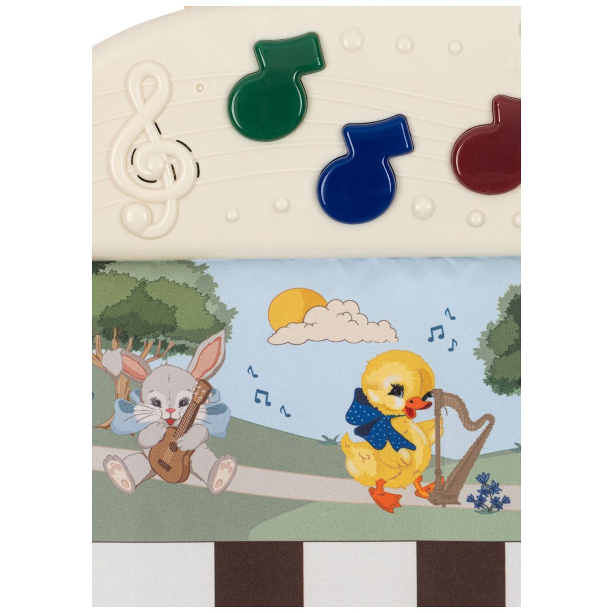 Tapis piano musical à suspendre multicolore, KONGES SLOJD