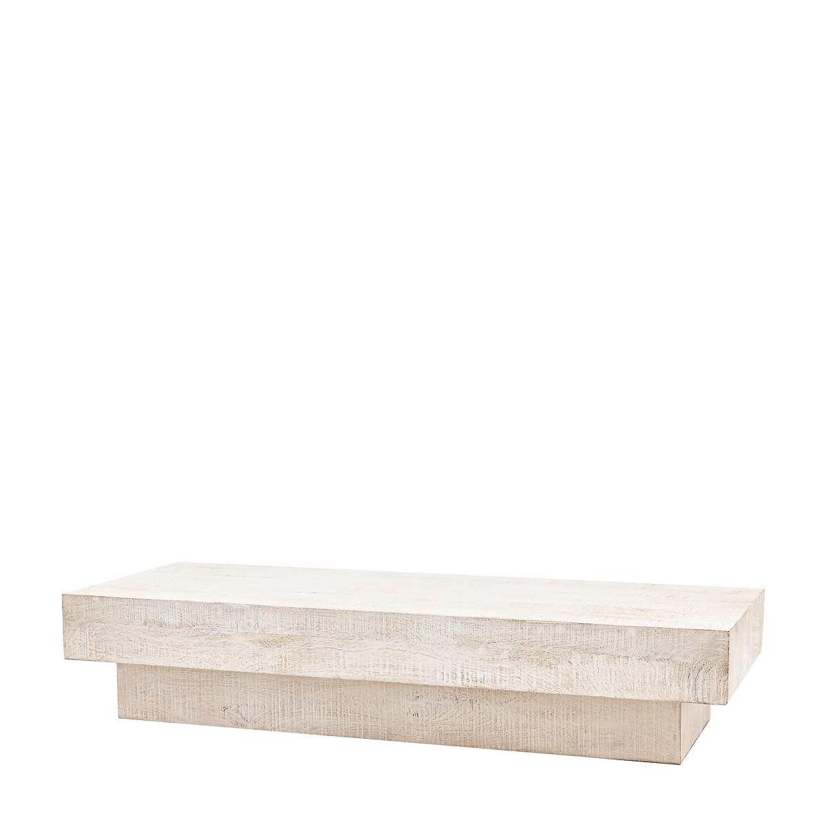 Rustana Whitewash Mango Wood Coffee Table wood white, ÉDITÉ