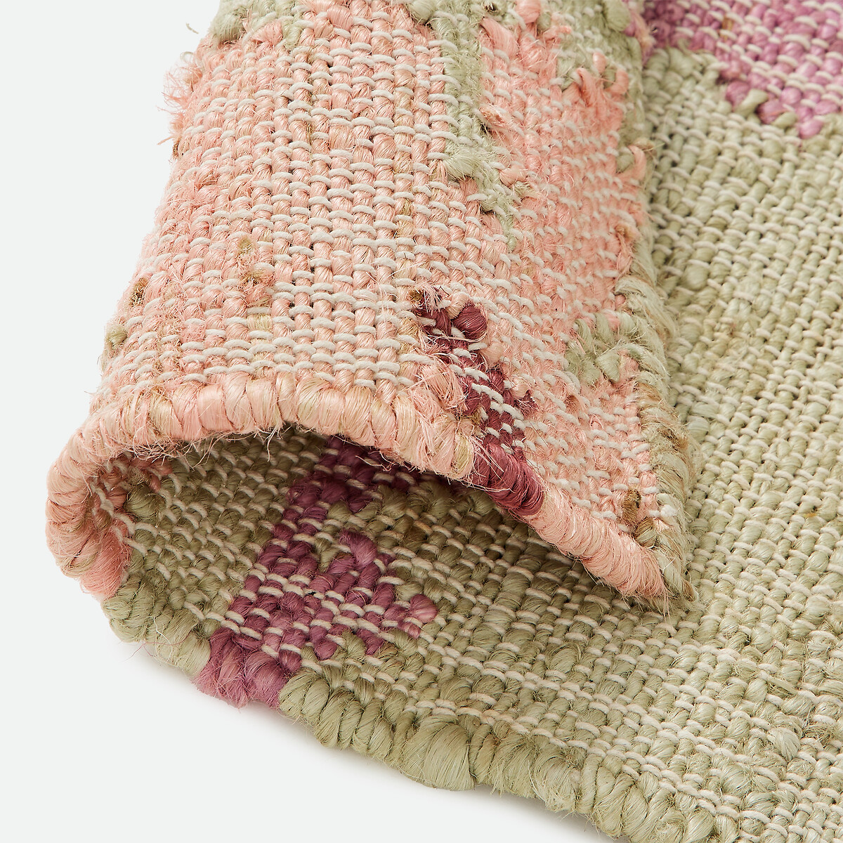Tapete com motivo floral, entrançado à mão, 80% juta, IZILD multicolor, LA REDOUTE INTERIEURS