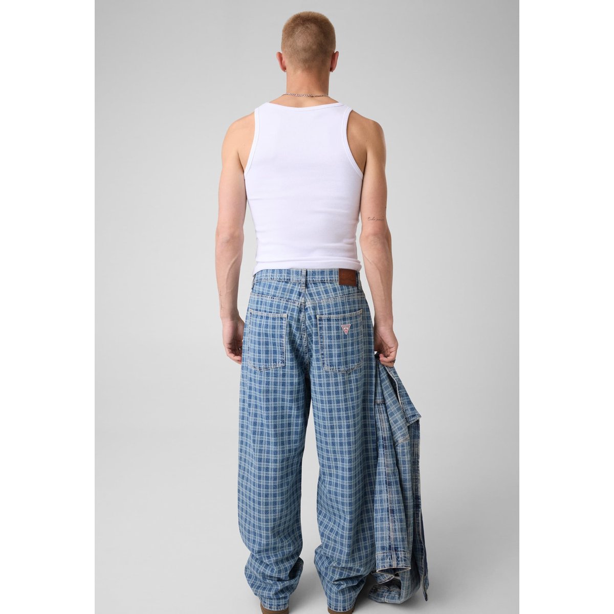 Jeans Baggy Imprimés G20 bleu clair, GUESS JEANS