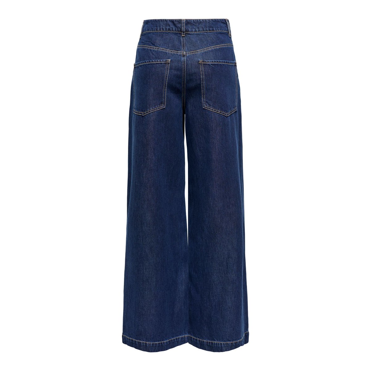 Jean À Jambe Large dark blue denim 1, ONLY