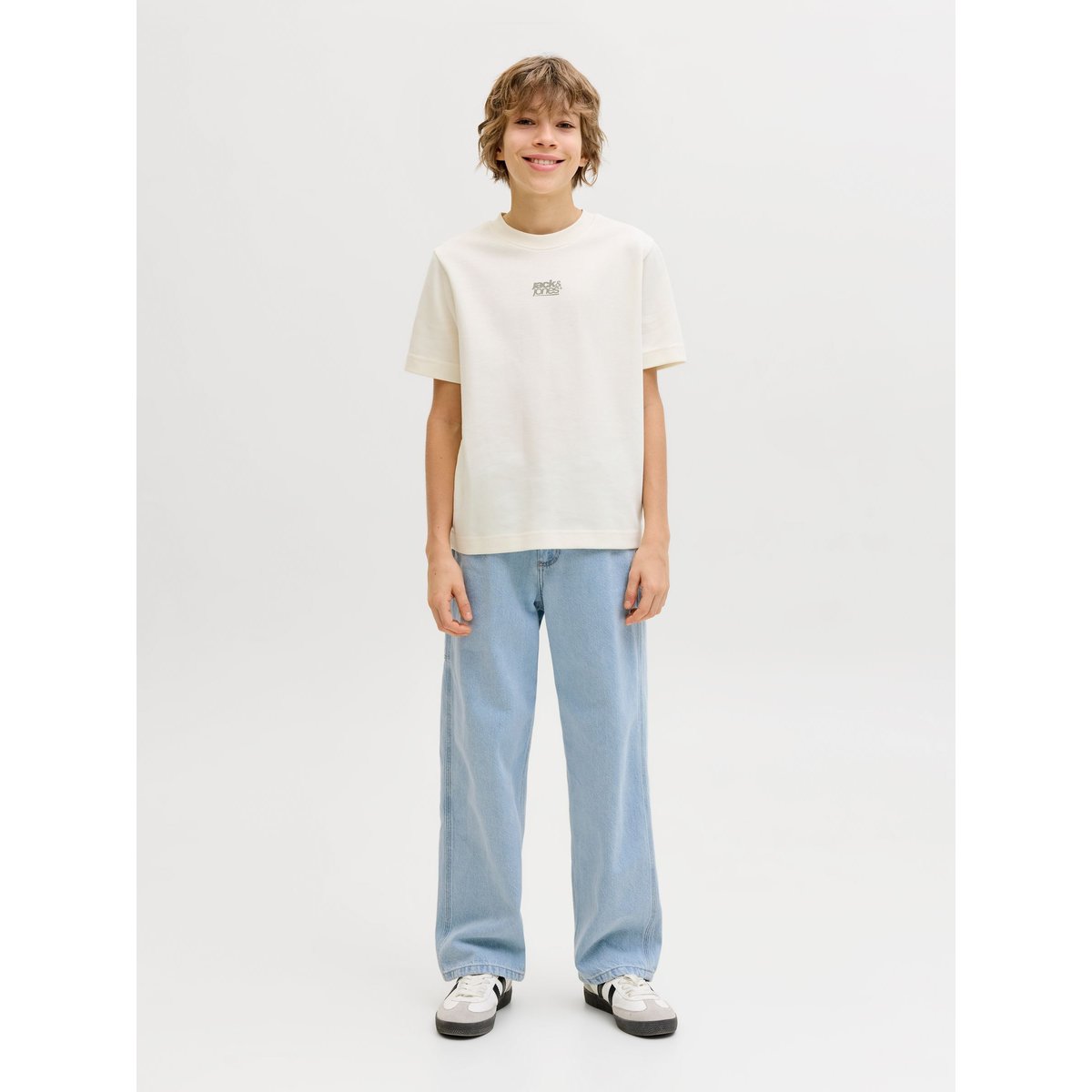 Jean Baggy Fit blue denim, JACK & JONES JUNIOR