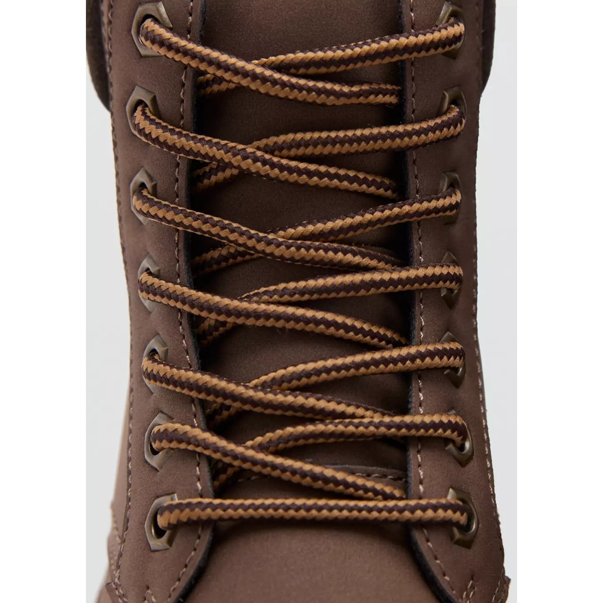 Bottes de montagne lacets chocolat, MANGO KIDS