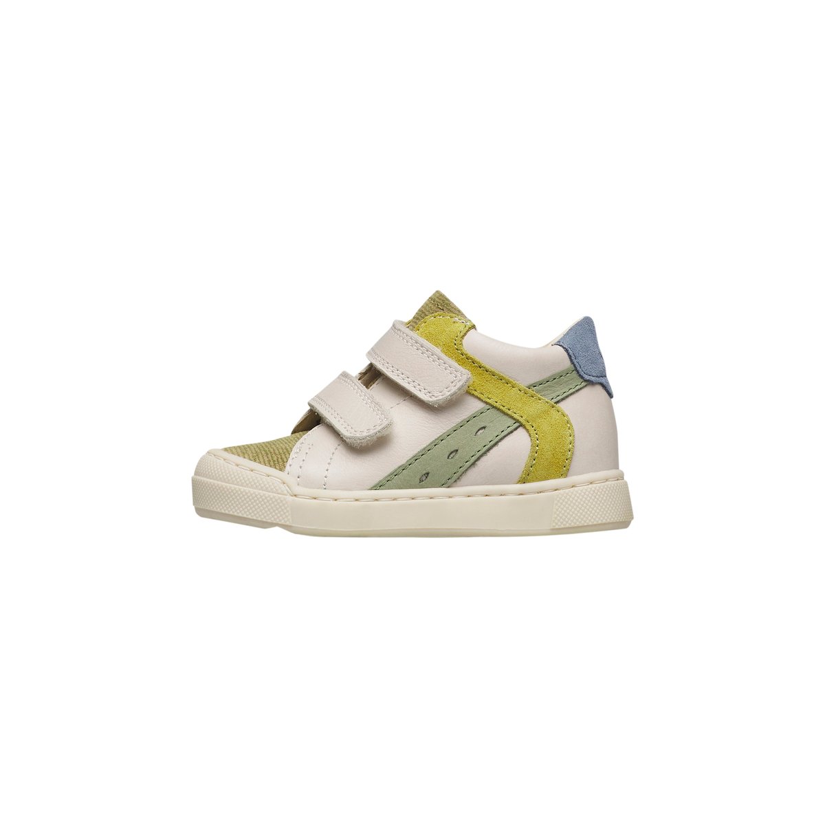 Baskets en cuir et en daim AVENISS 2 VL blanc-gris-, FALCOTTO