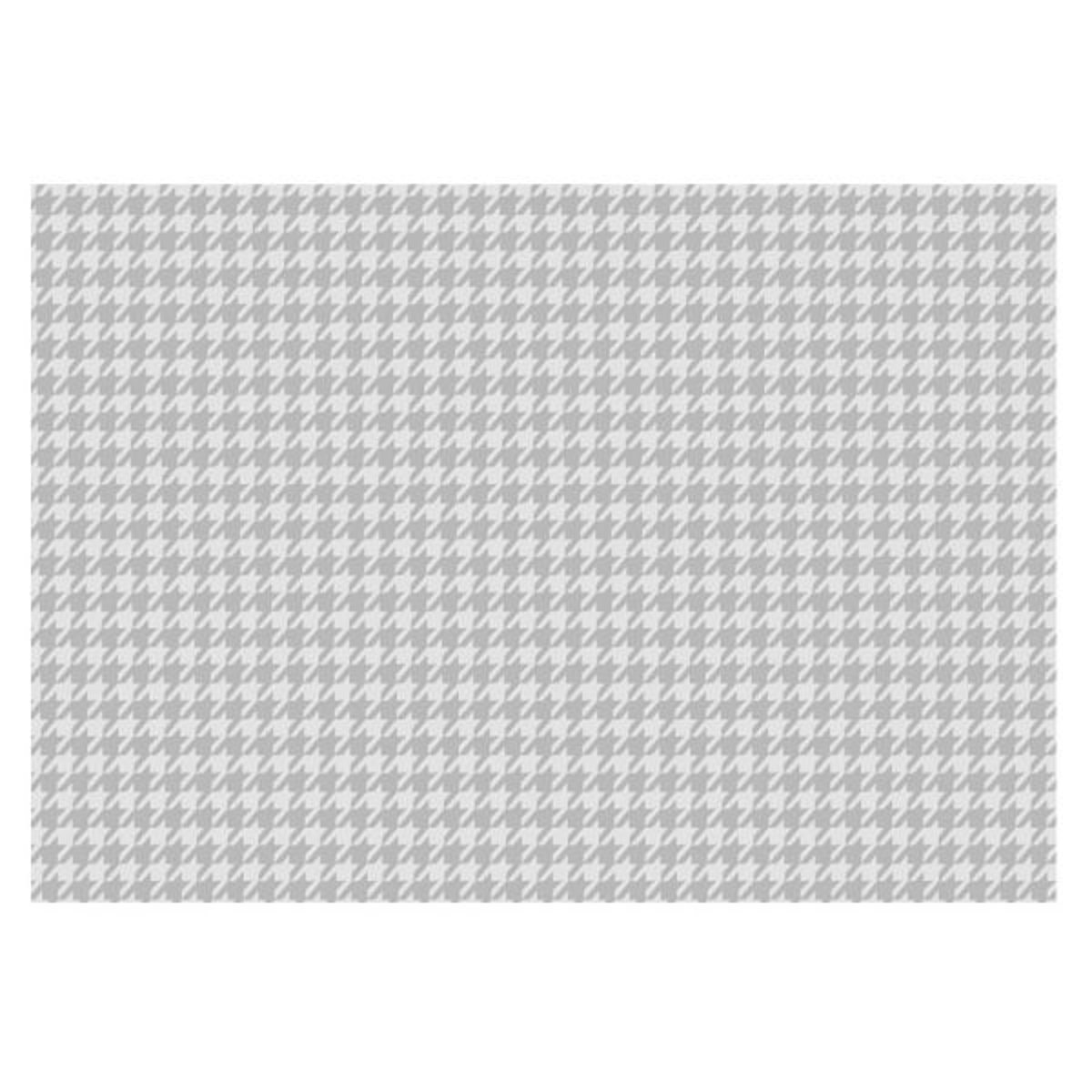 Papier peint intissé panoramique Dogtooth Check beige, EDEN