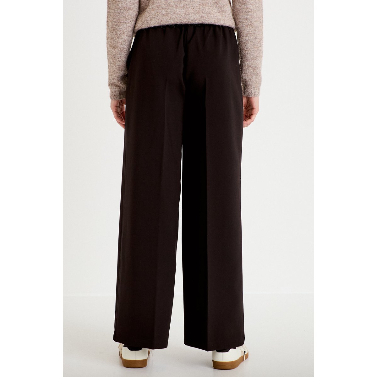 Pantalon city large noir, CACHE CACHE