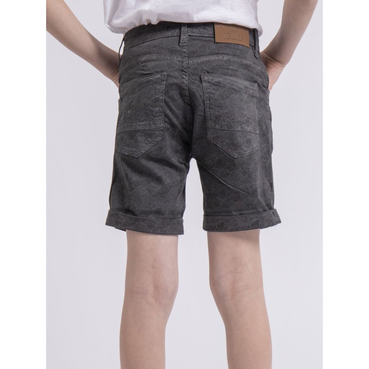 Bermuda Motifs Baskel-j gris foncé, RITCHIE