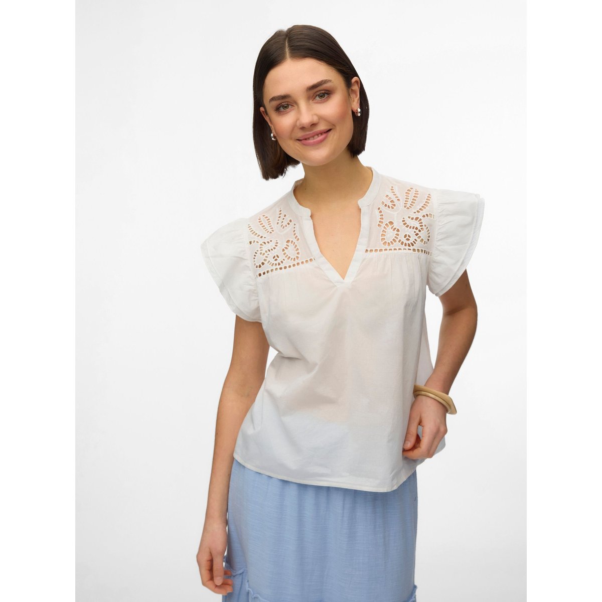 Top snow white, VERO MODA