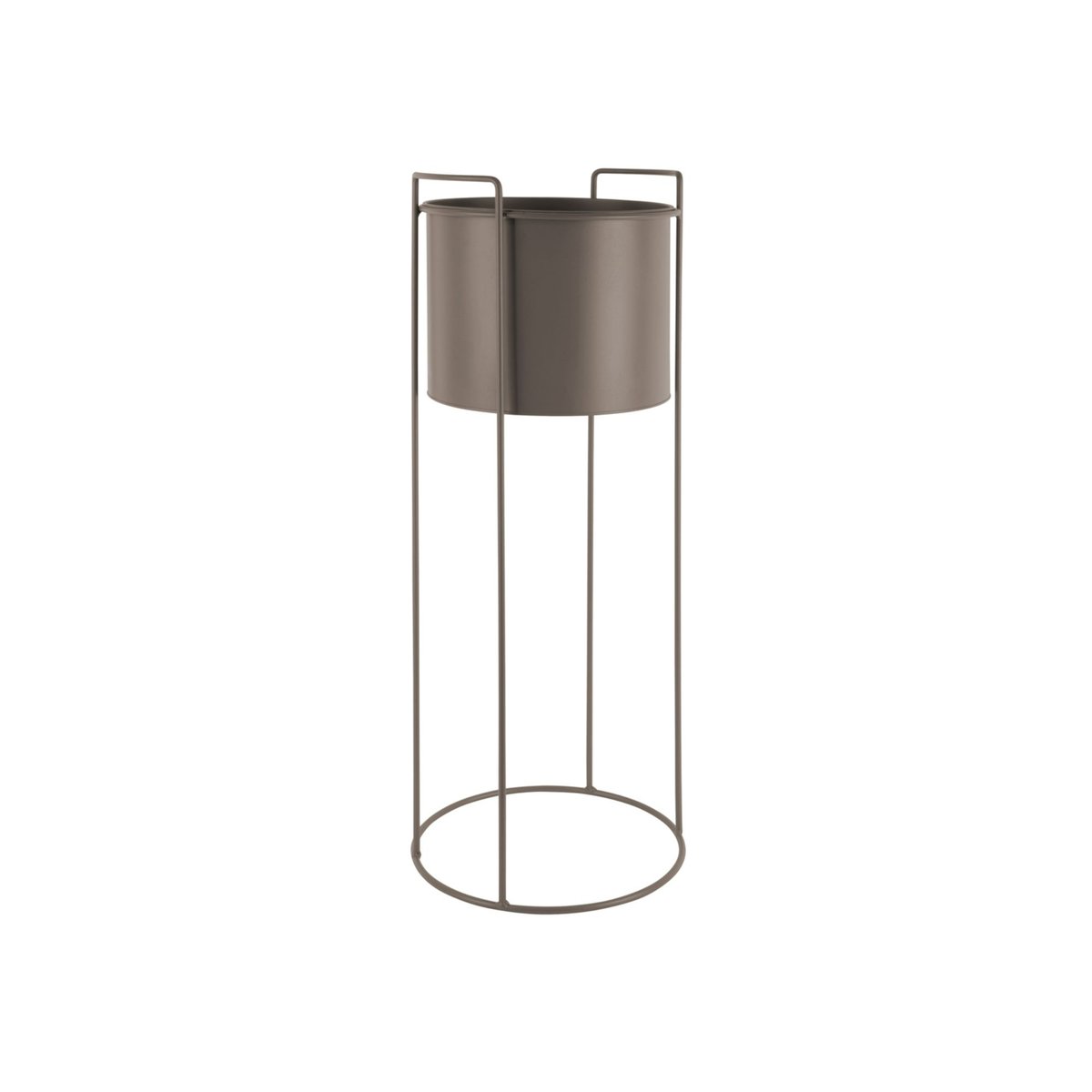 Pot De Fleurs Le fer ESSENCE gris foncé, PRESENT TIME